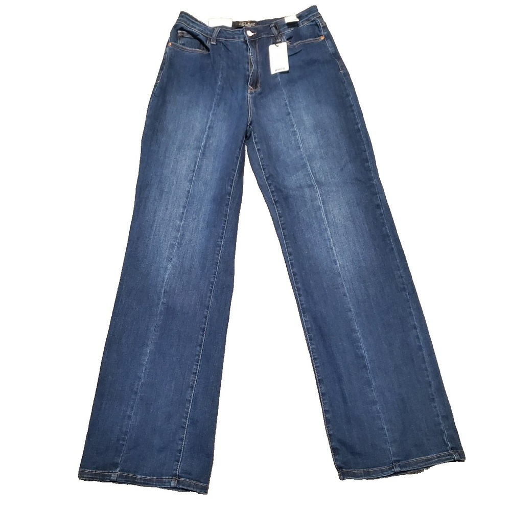 Judy Blue High Waist Trouser Wide Leg Denim Jeans 15/32 NWT